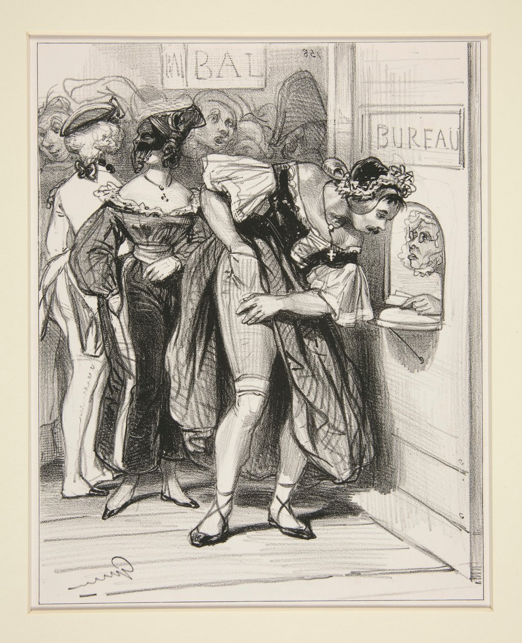 Nr. 1 - Ein Reiter und eine Dame von Paul Gavarni