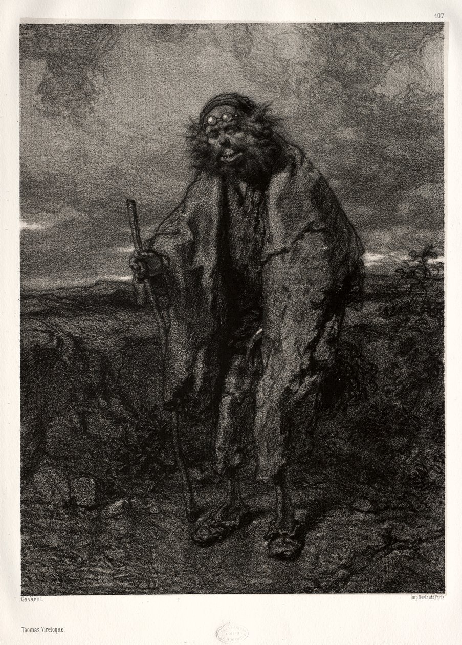 Alte und moderne Künstler: Thomas Vireloque von Paul Gavarni
