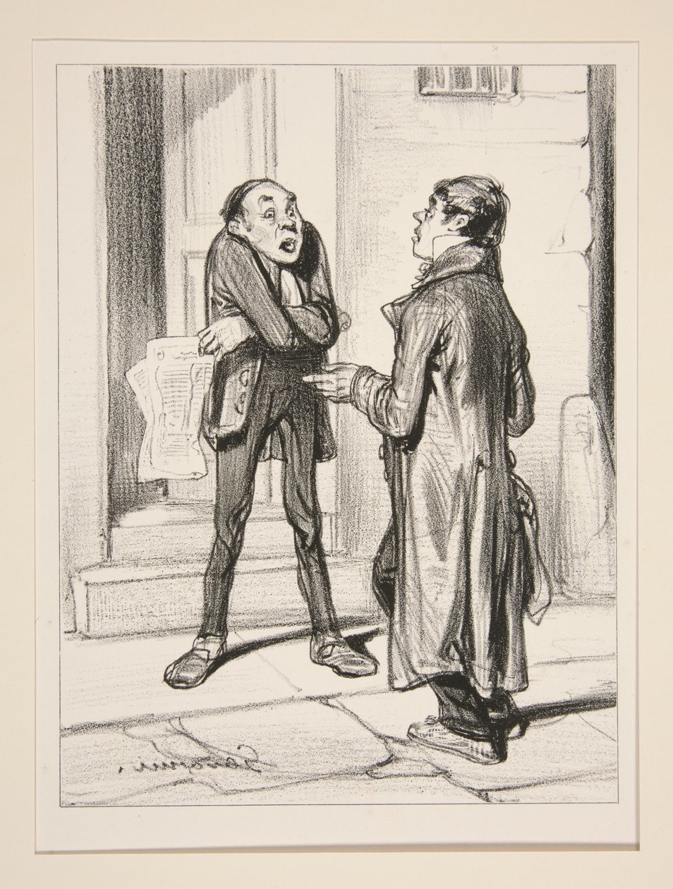 Nun denn! Wird Ihre Republik bald ein Ende haben, Monsieur Coquardy? von Paul Gavarni