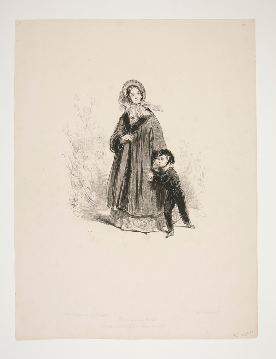Kaschmirpelz (Delisle) von Paul Gavarni