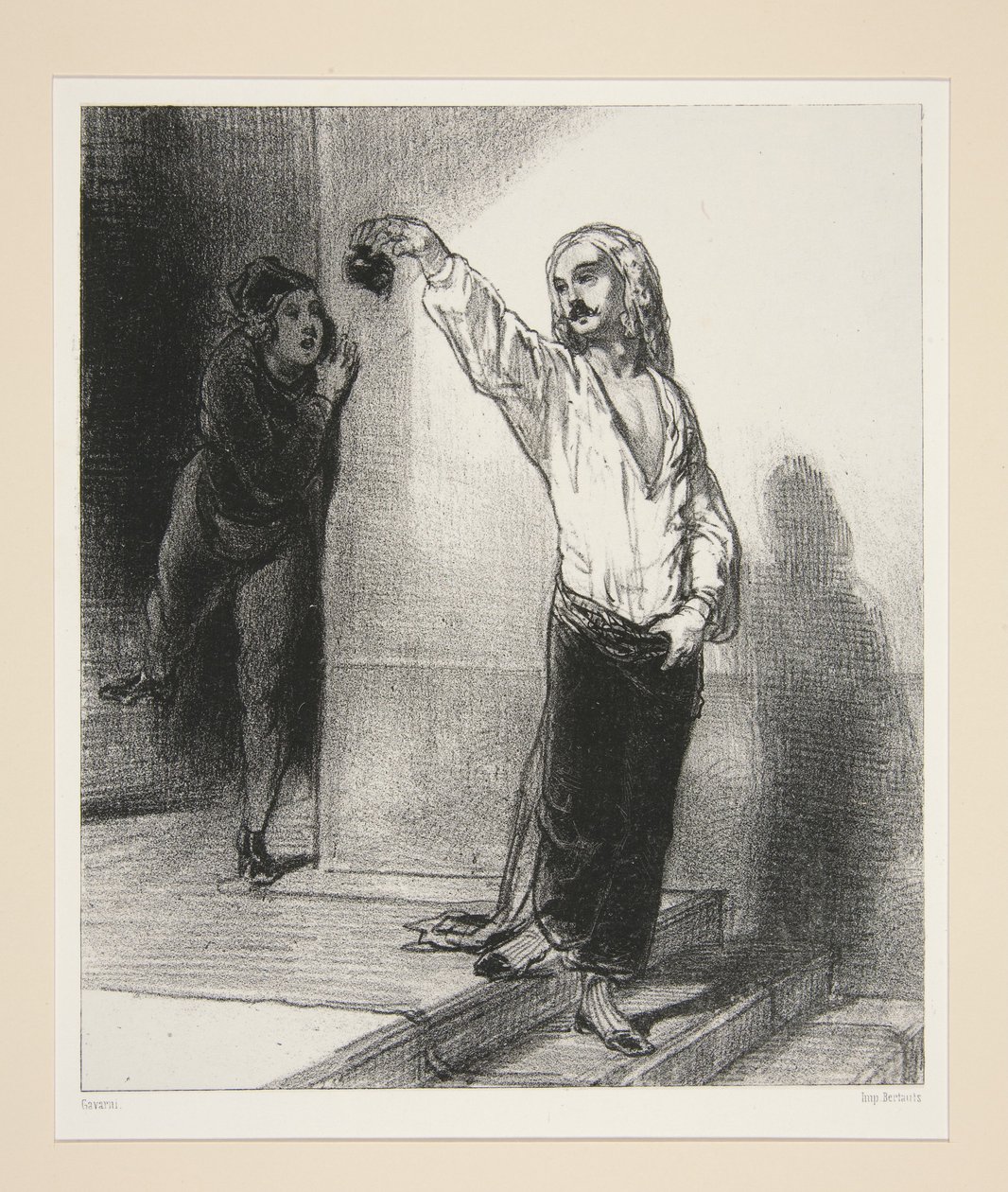 PUDEUR PERDUE. von Paul Gavarni