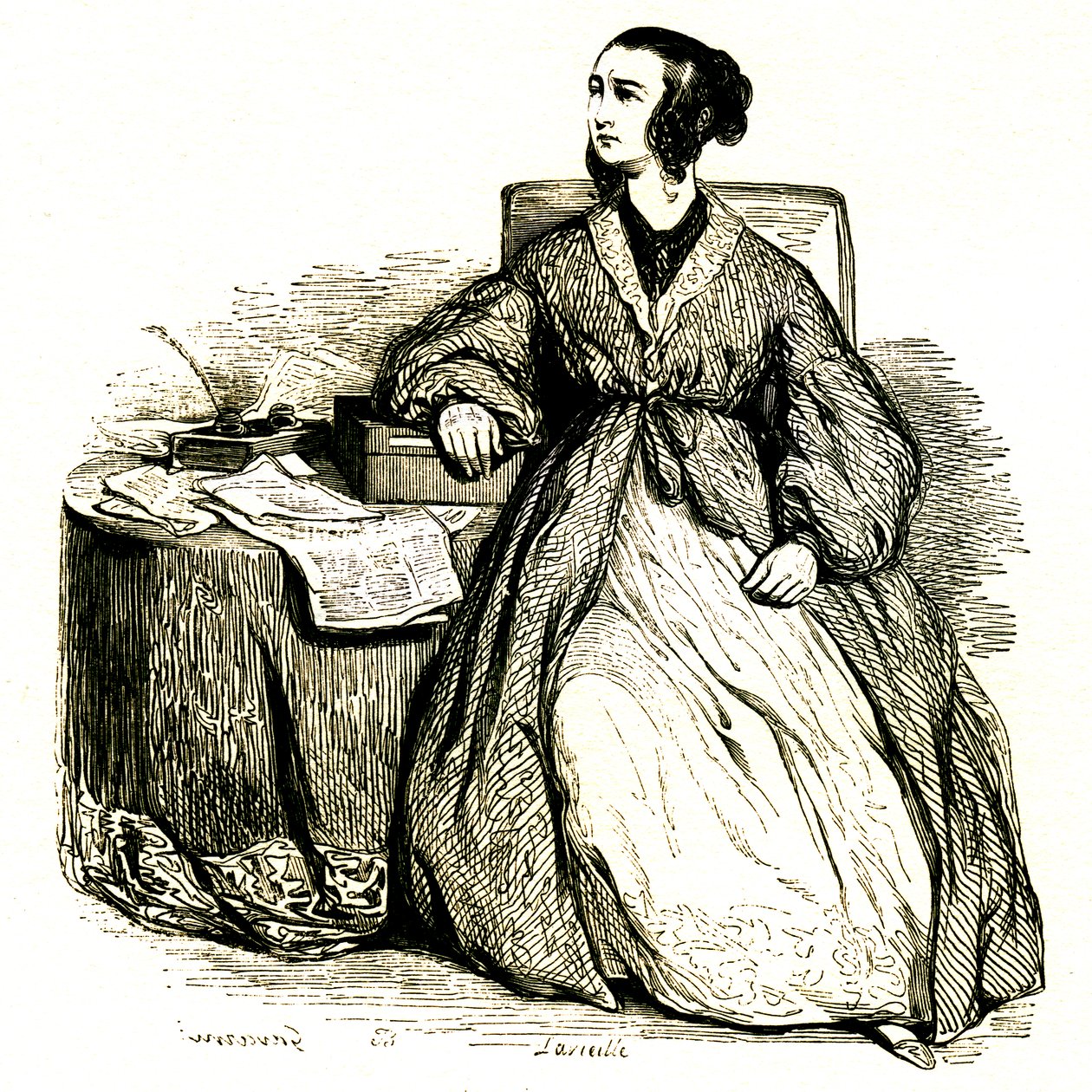 Politikerin von Paul Gavarni