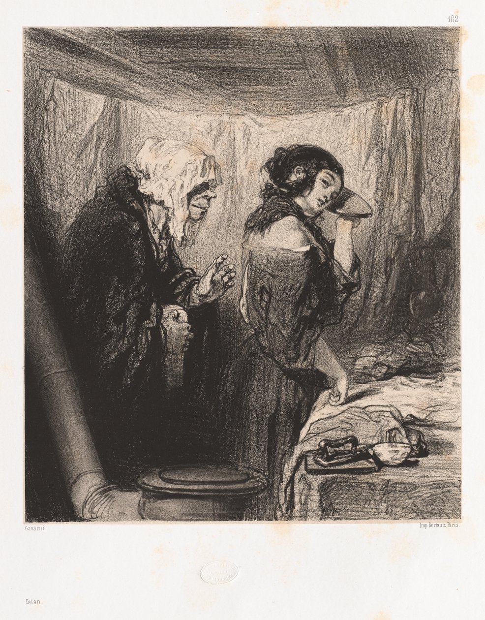 Satan von Paul Gavarni
