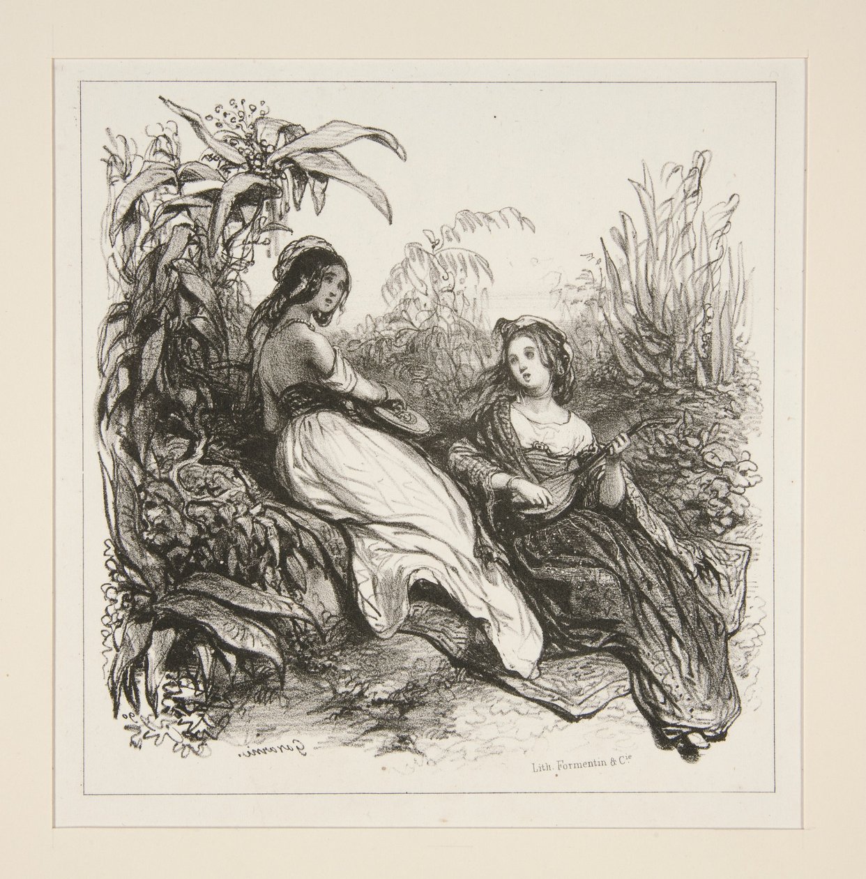 Sechs kleine Salonduette von Paul Gavarni