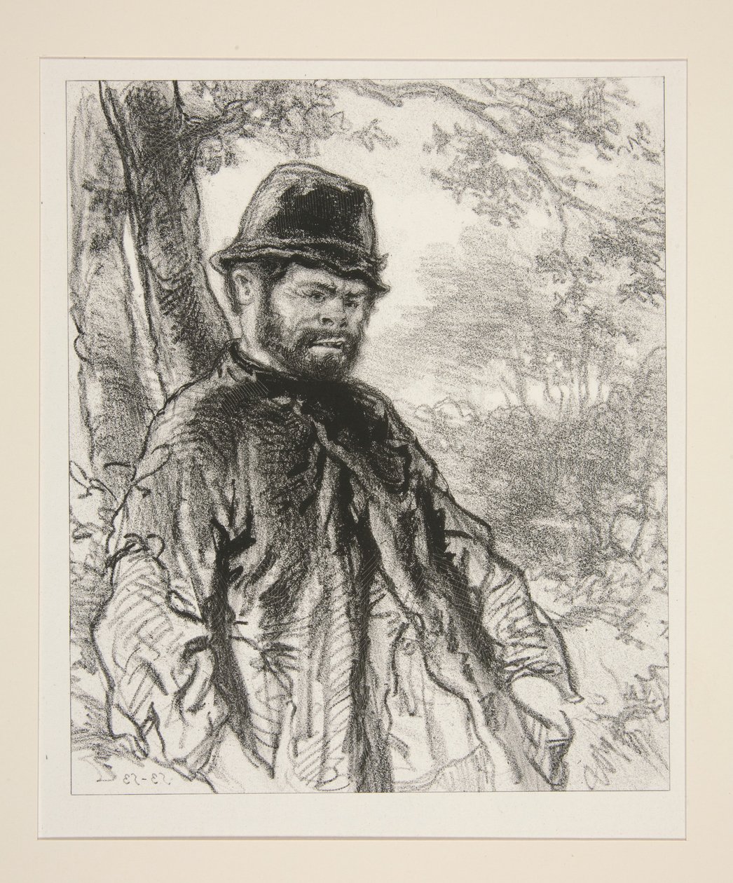 Auf dem Weg nach Toulon. von Paul Gavarni