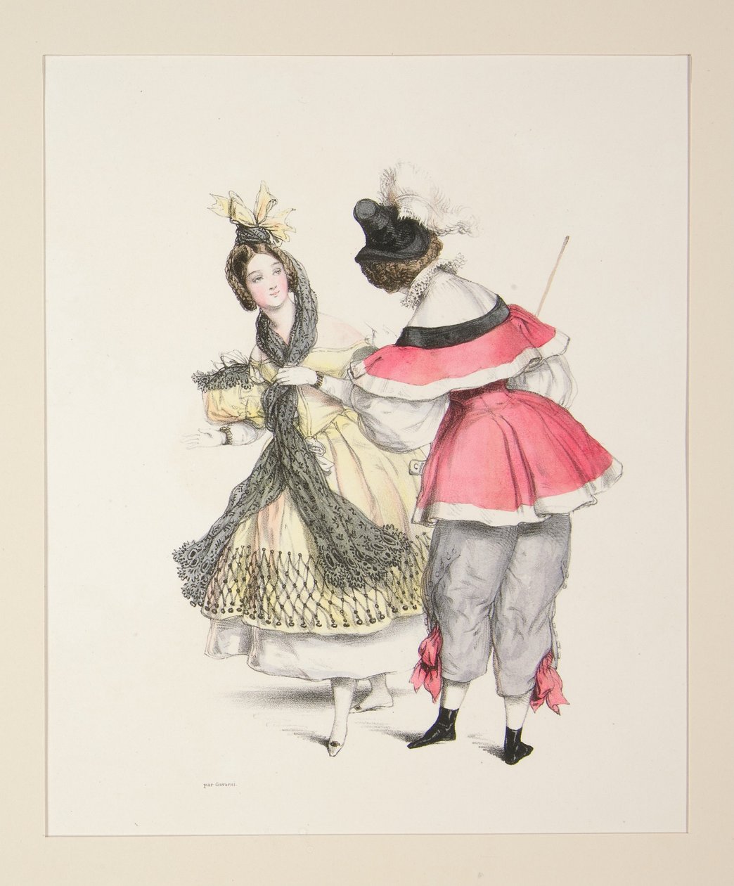 ORIGINELLE VERKLEIDUNGEN (sic) für die Bälle von 1834. Nr. 3 und 4. von Paul Gavarni