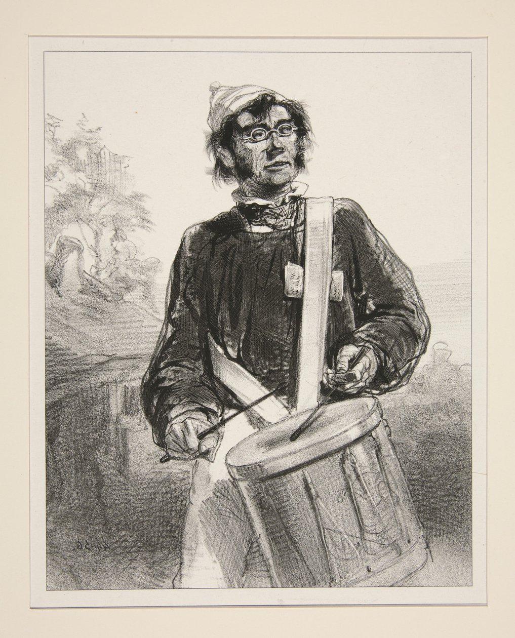 Dorftrommler von Paul Gavarni