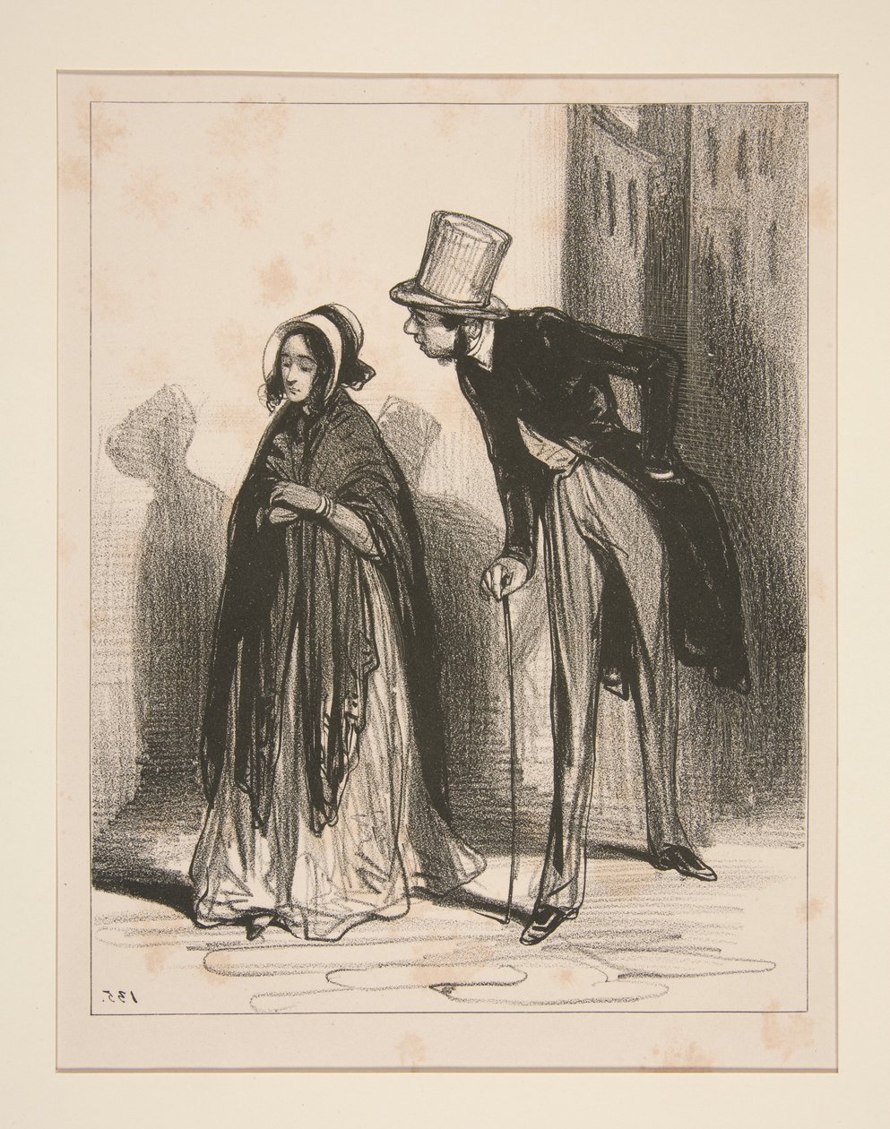 Verlorene Zeit von Paul Gavarni