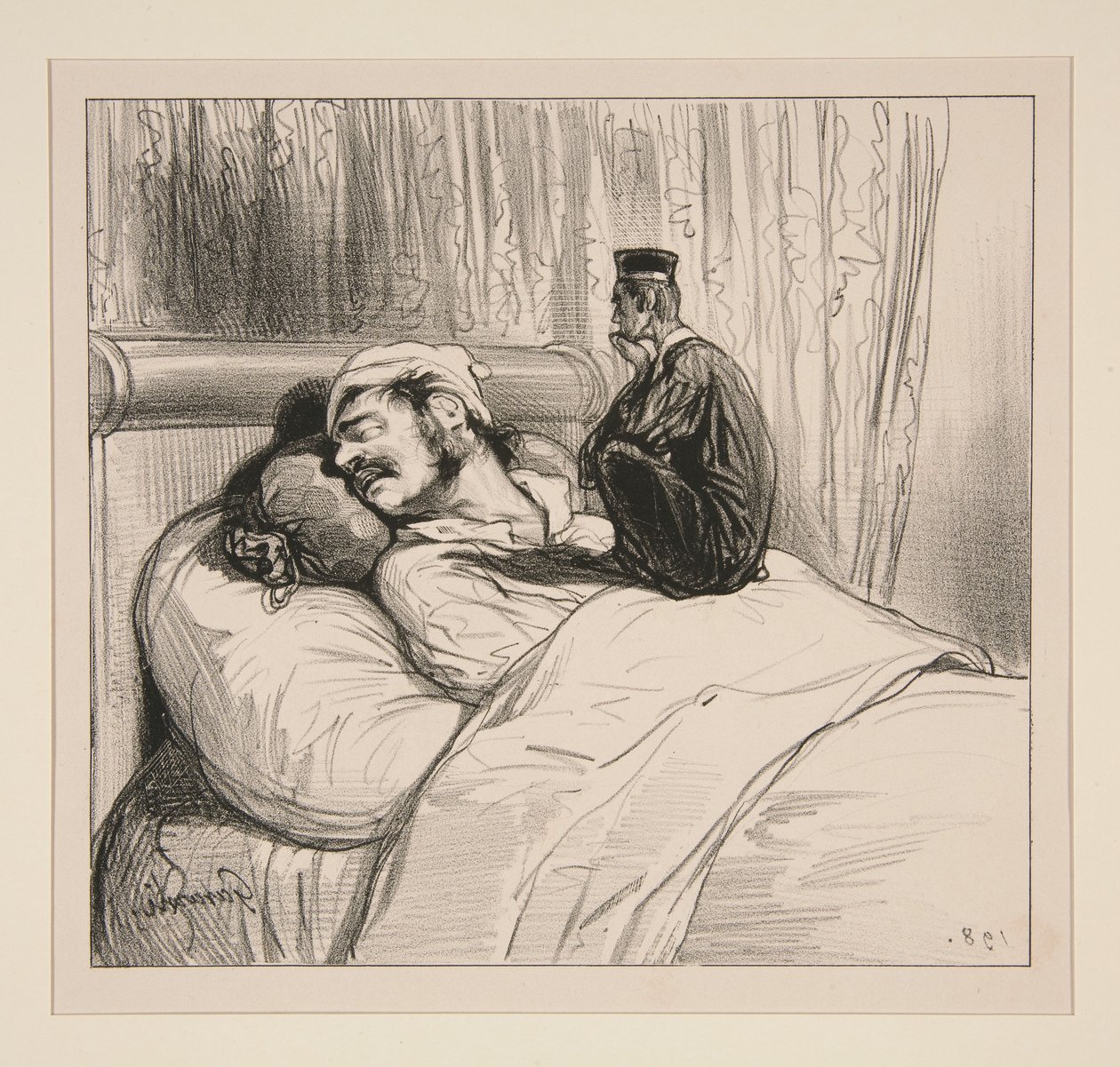 Ein Albtraum von Paul Gavarni