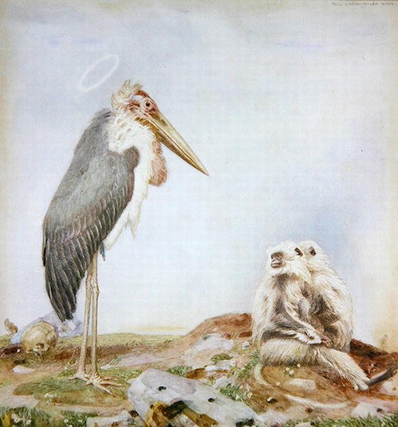 Heiliger Marabu von Paul Grabwinkler