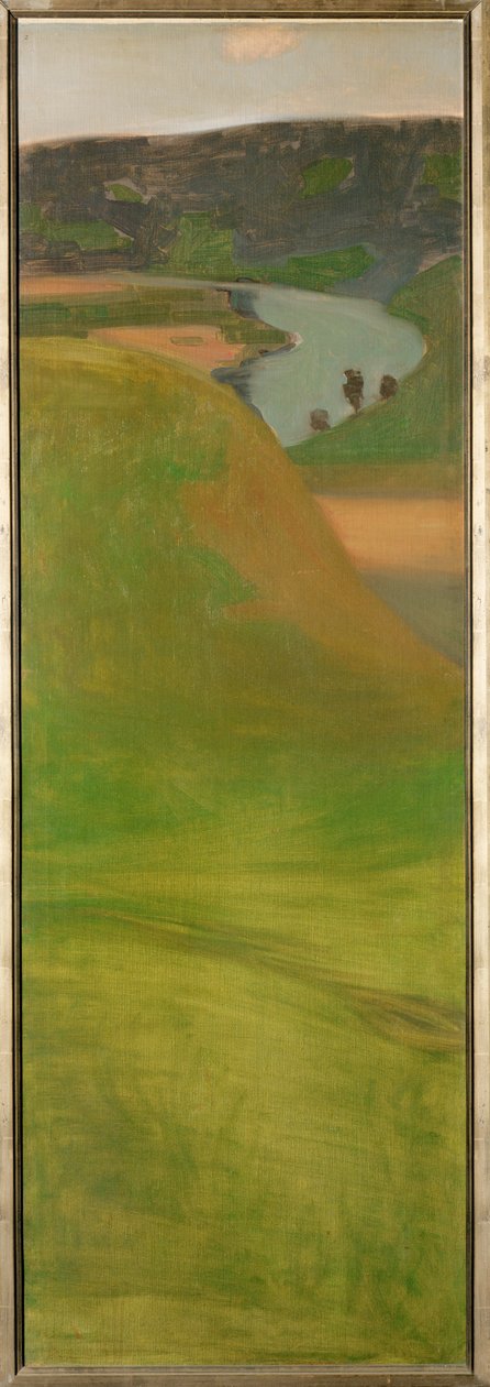 Ein Blick auf den Aare-Fluss, Schweiz von Paul Klee