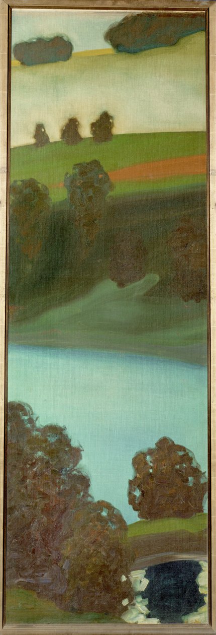 Blick auf den Fluss Aare, Schweiz von Paul Klee