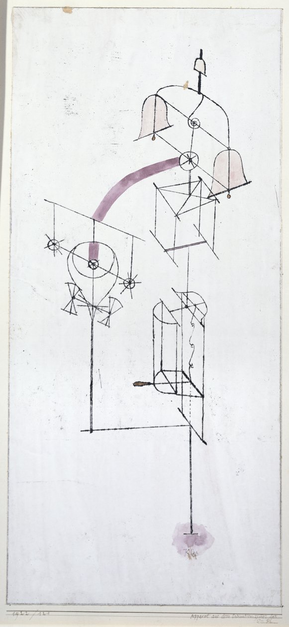 Apparate aus dem Beratungszimmer von Dr. Ph. von Paul Klee