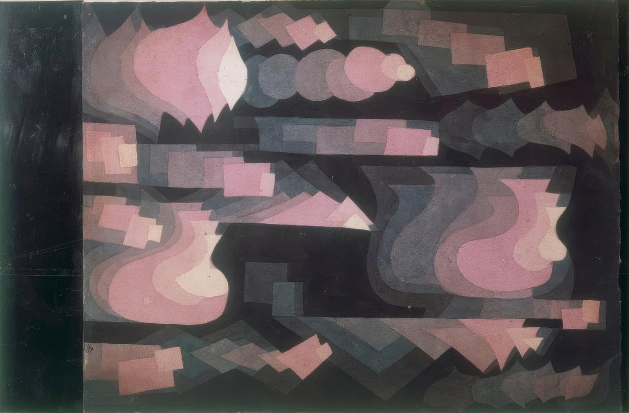Fuge in Rot von Paul Klee