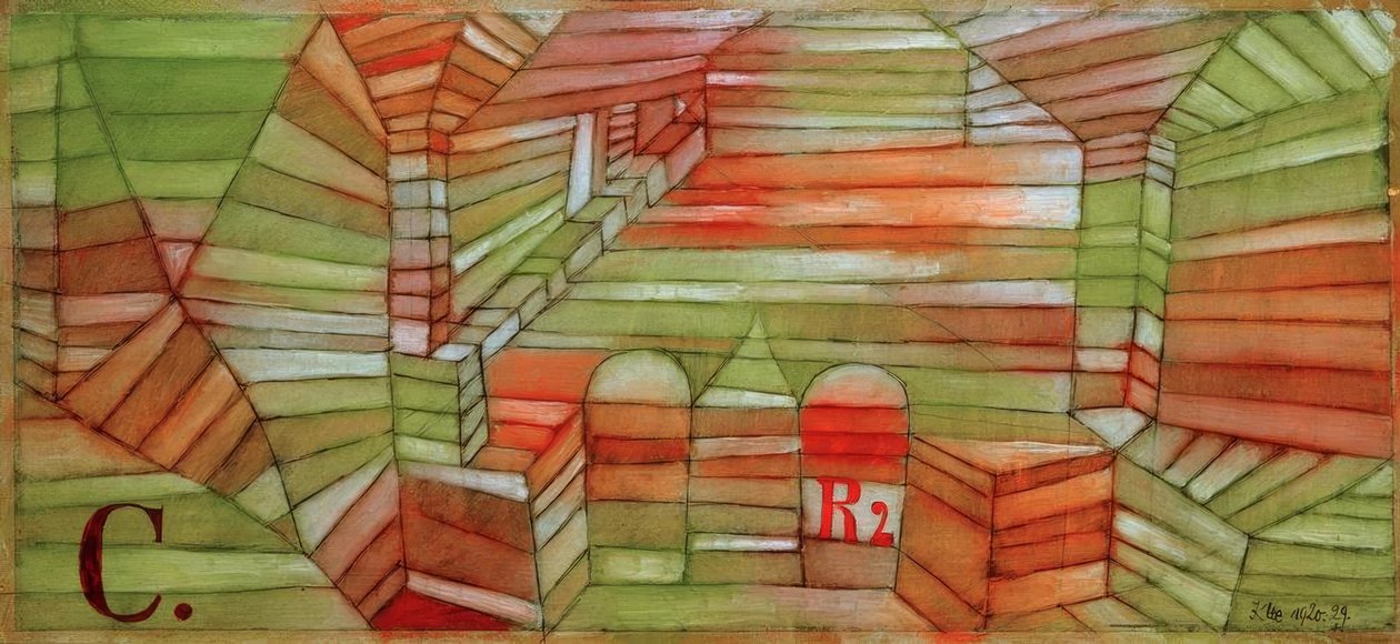 Halle C Eingang R 2 von Paul Klee