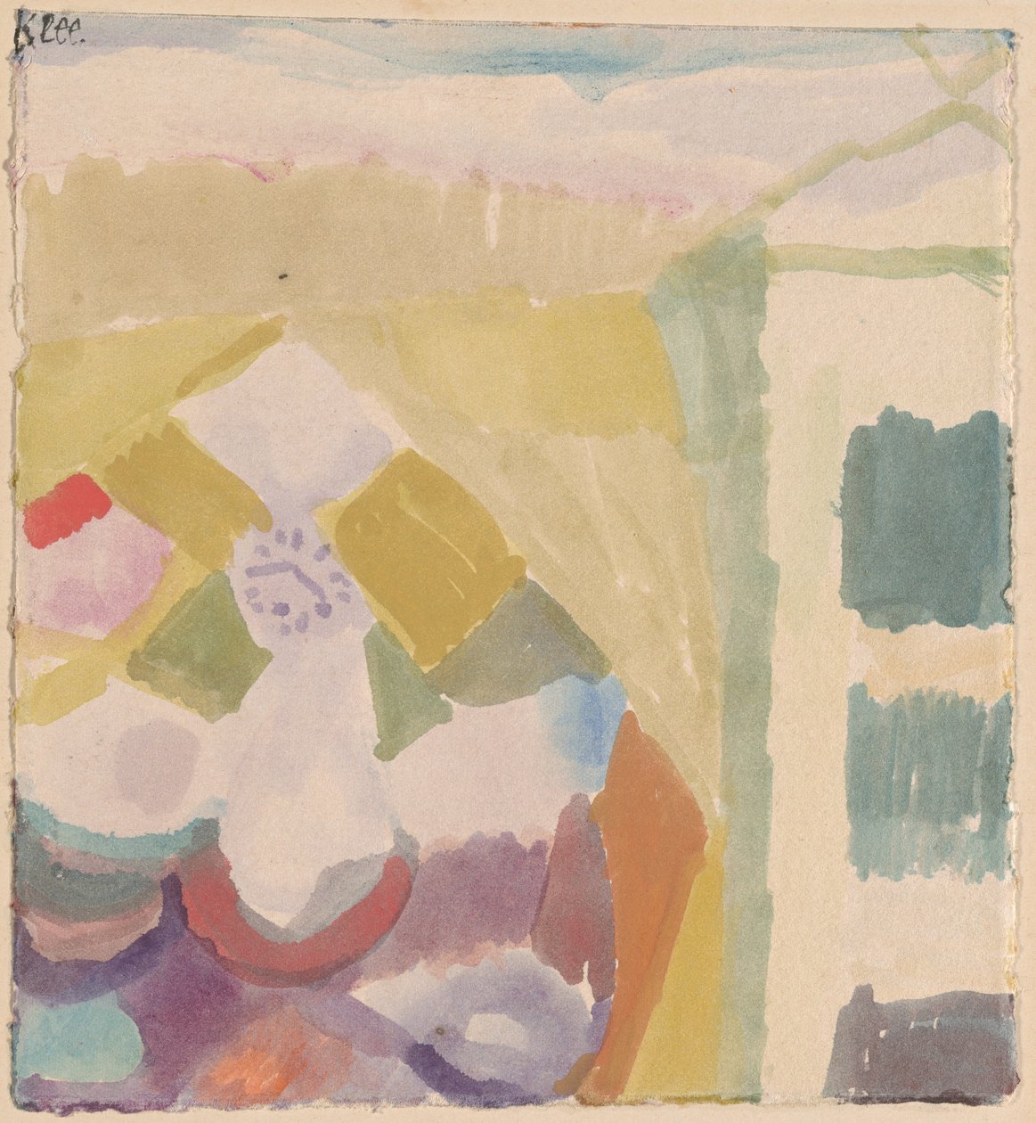 Interieur mit der Uhr von Paul Klee