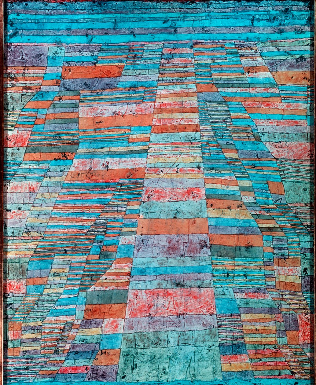 Hauptstraße und Nebenstraßen von Paul Klee