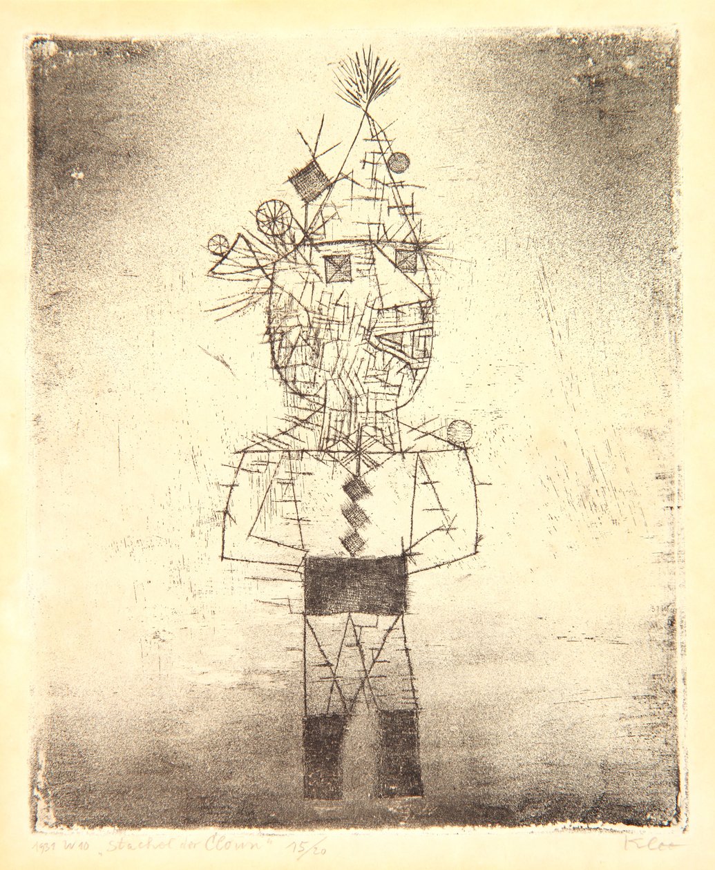 Stachel der Clown von Paul Klee