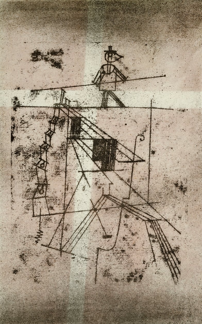Seiltänzer (Kornfeld 95 IV b) von Paul Klee