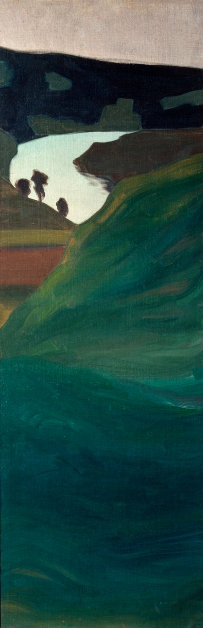 Blick auf das Tal des Aar-Flusses von Paul Klee