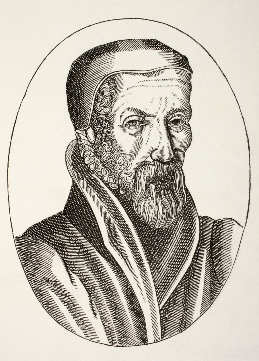 John Knox ca. 1510 bis 1572. Schottischer Geistlicher, Führer der protestantischen Reformation und Gründer der presbyterianischen Konfession von Paul Lacroix