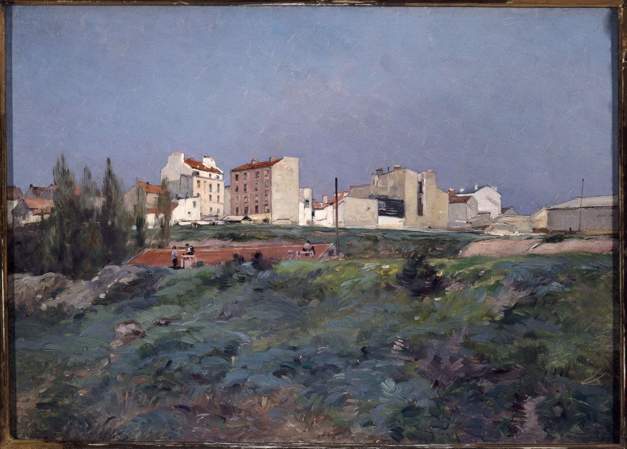 Das Bièvre-Tal, links von der Rue de Tolbiac von Paul Léon Felix (attr. to) Schmitt