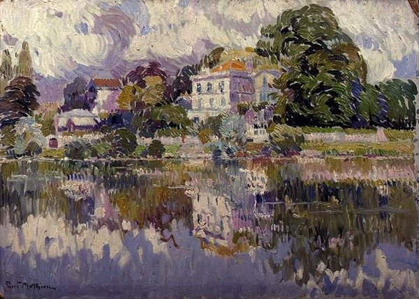 Ecke eines Parks von Paul Mathieu