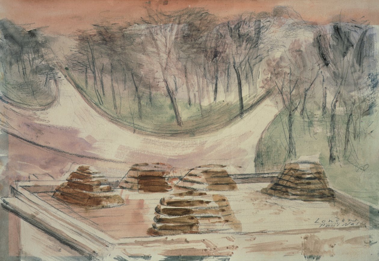 London Park, Marble Arch Verteidigung von Paul Nash