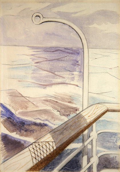 Schiffsreling von Paul Nash
