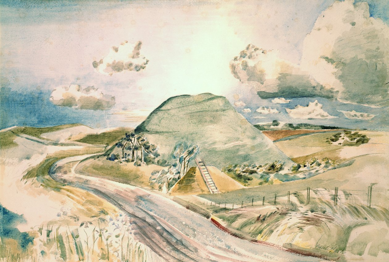 Silbury Hill von Paul Nash