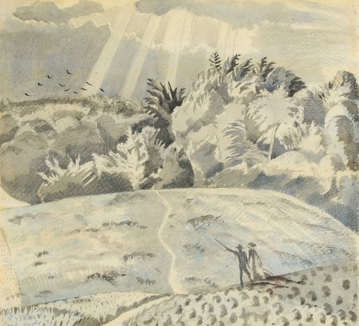 Der Feldweg von Paul Nash