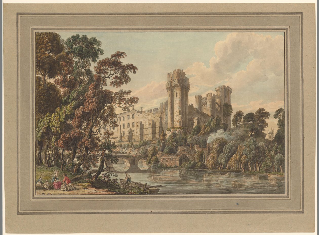 Ansicht von Warwick Castle von Paul Sandby