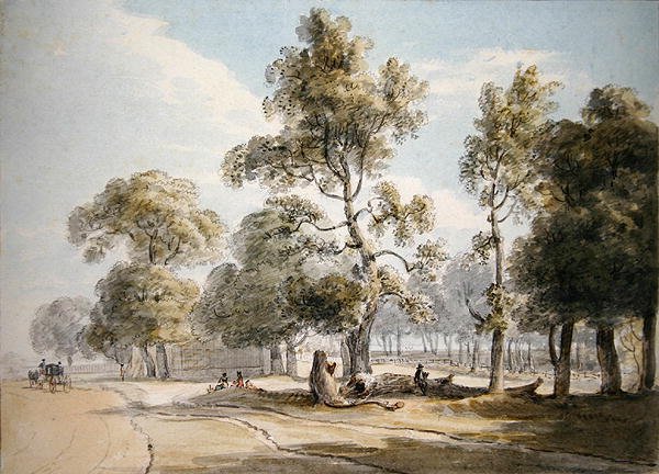 Pulvermagazin, Hyde Park von Paul Sandby