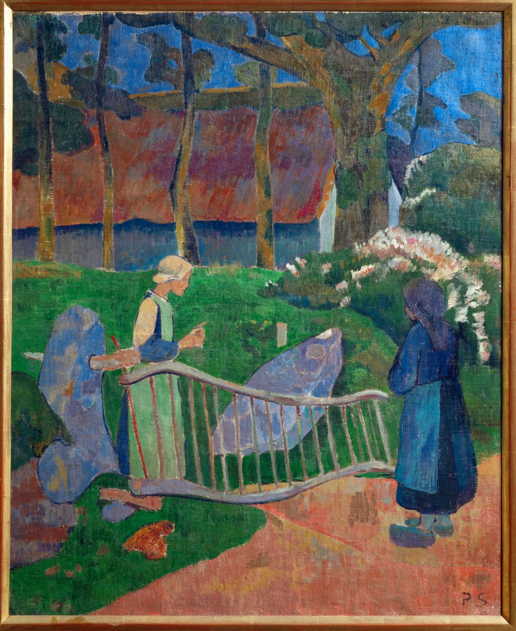 La barriere fleurie, Le Pouldu, Finisterre von Paul Serusier