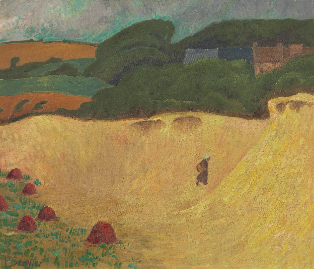 Der Strand von Les Grands Sables in Le Pouldu von Paul Sérusier