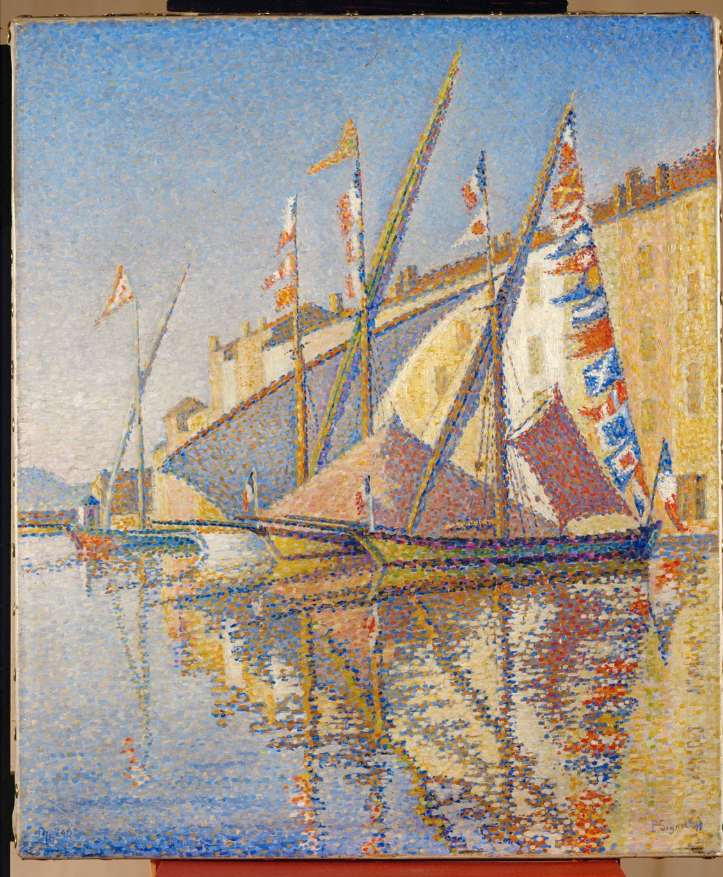Der Hafen von St. Tropez, Frankreich von Paul Signac