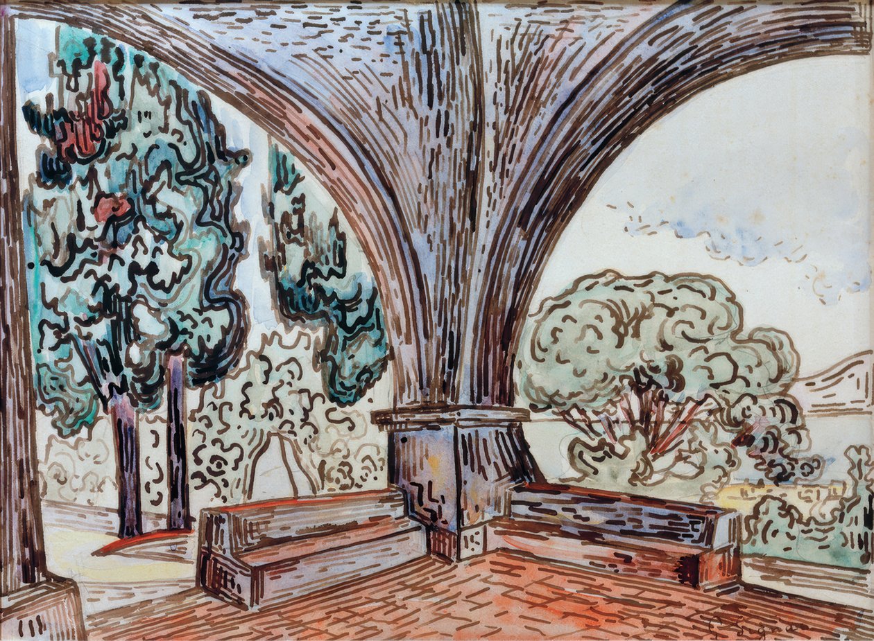 Saint-Tropez, Die Kapelle von Sainte-Anne von Paul Signac