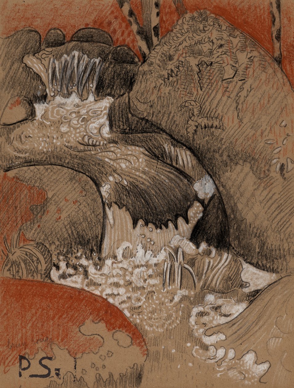 Felsen von Huelgoat von Paul Sérusier