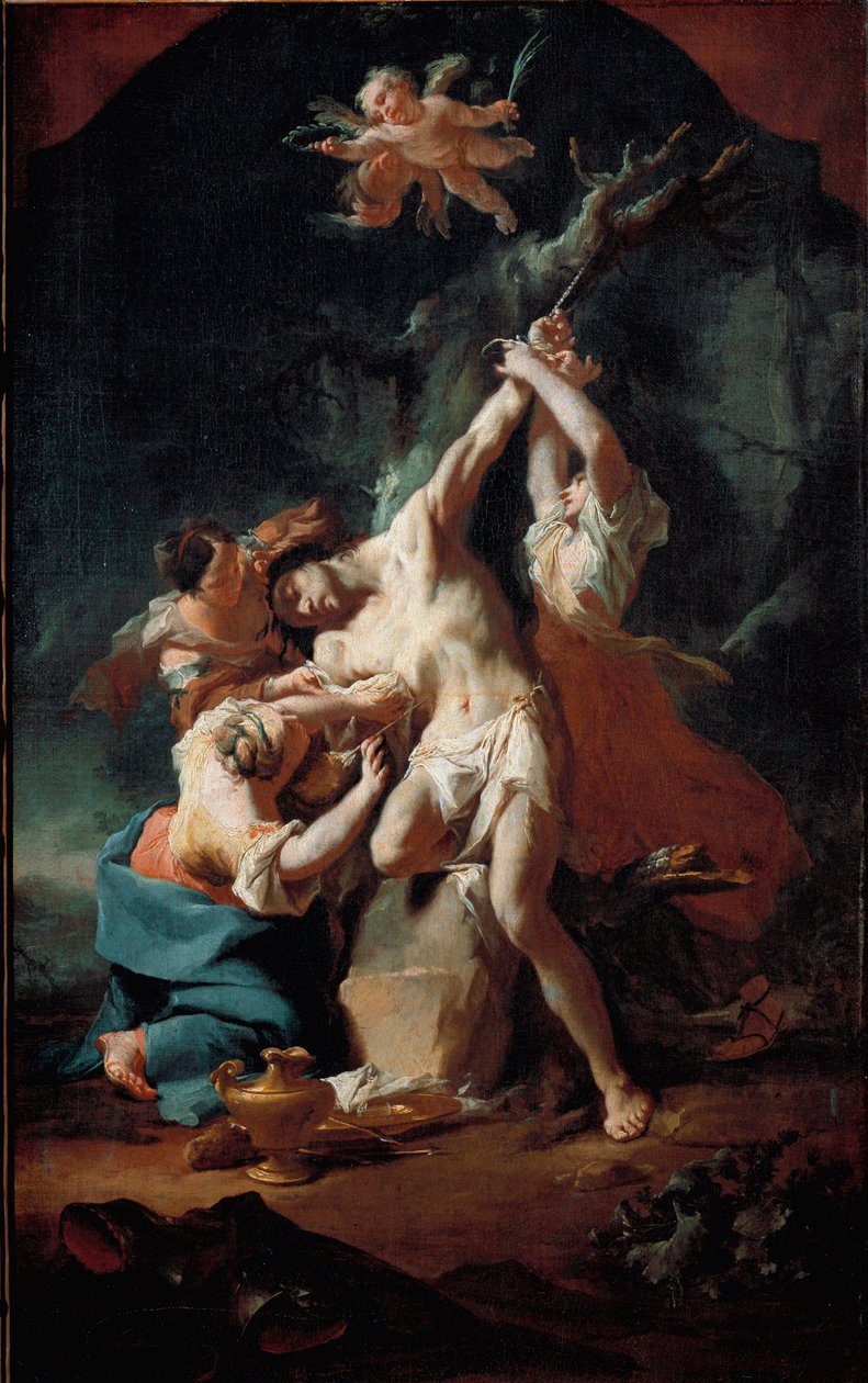 Das Martyrium des Heiligen Sebastian von Paul Troger