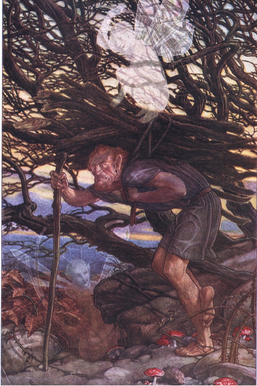 Und doch muss ich fluchen, Illustration aus Der Sturm, 1908 von Paul Vincent Woodroffe