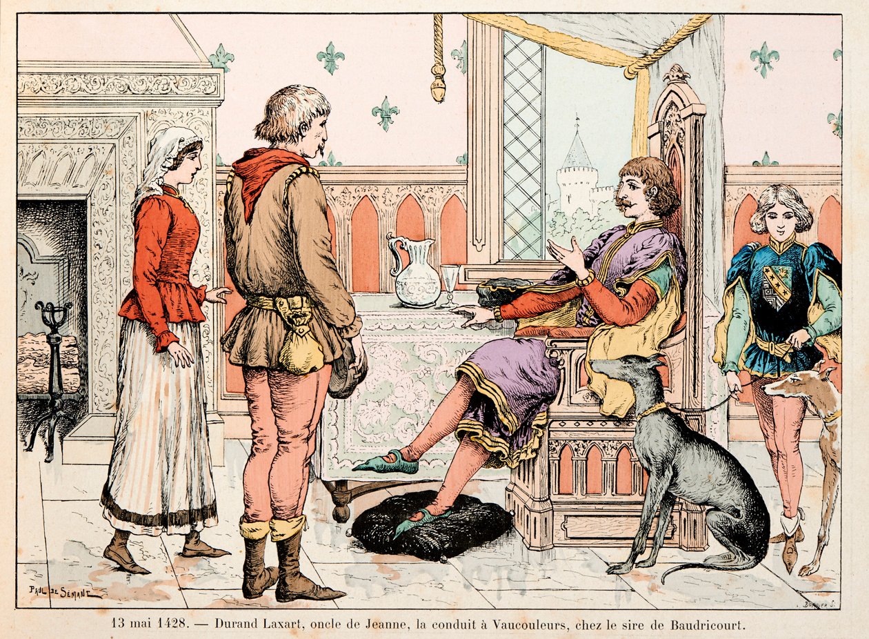 Illustration aus dem Buch „Jeanne d