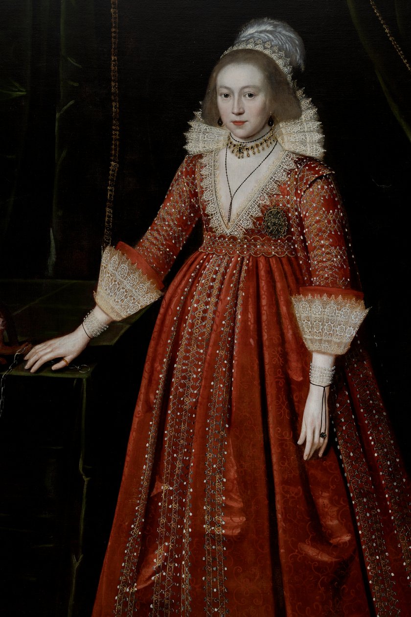 Königin Elisabeth von Böhmen "Die Winterkönigin" (1596-1662) von Paul van Somer