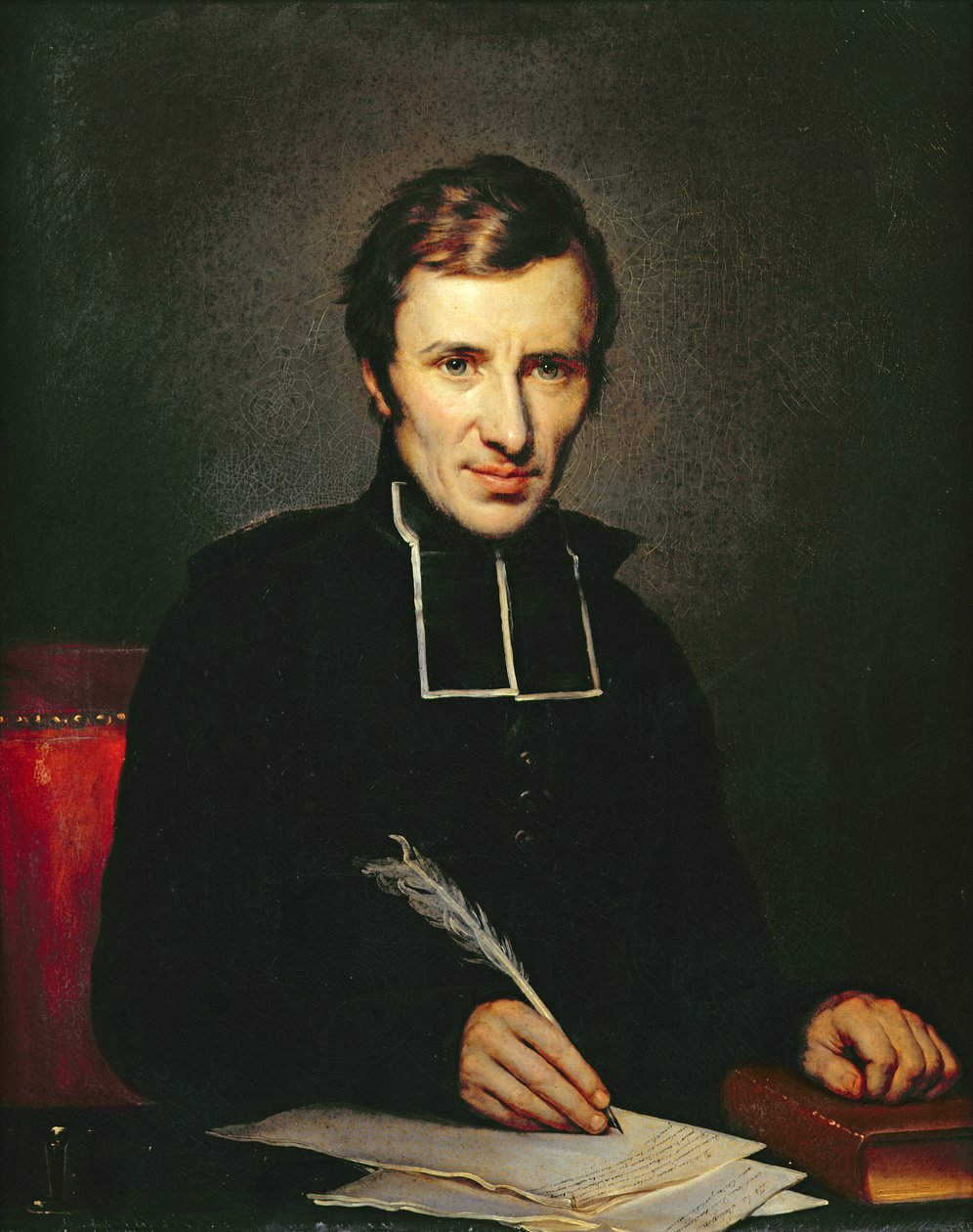 Porträt des Abtes von Lamennais, 1827 von Paulin Jean Baptiste Guerin