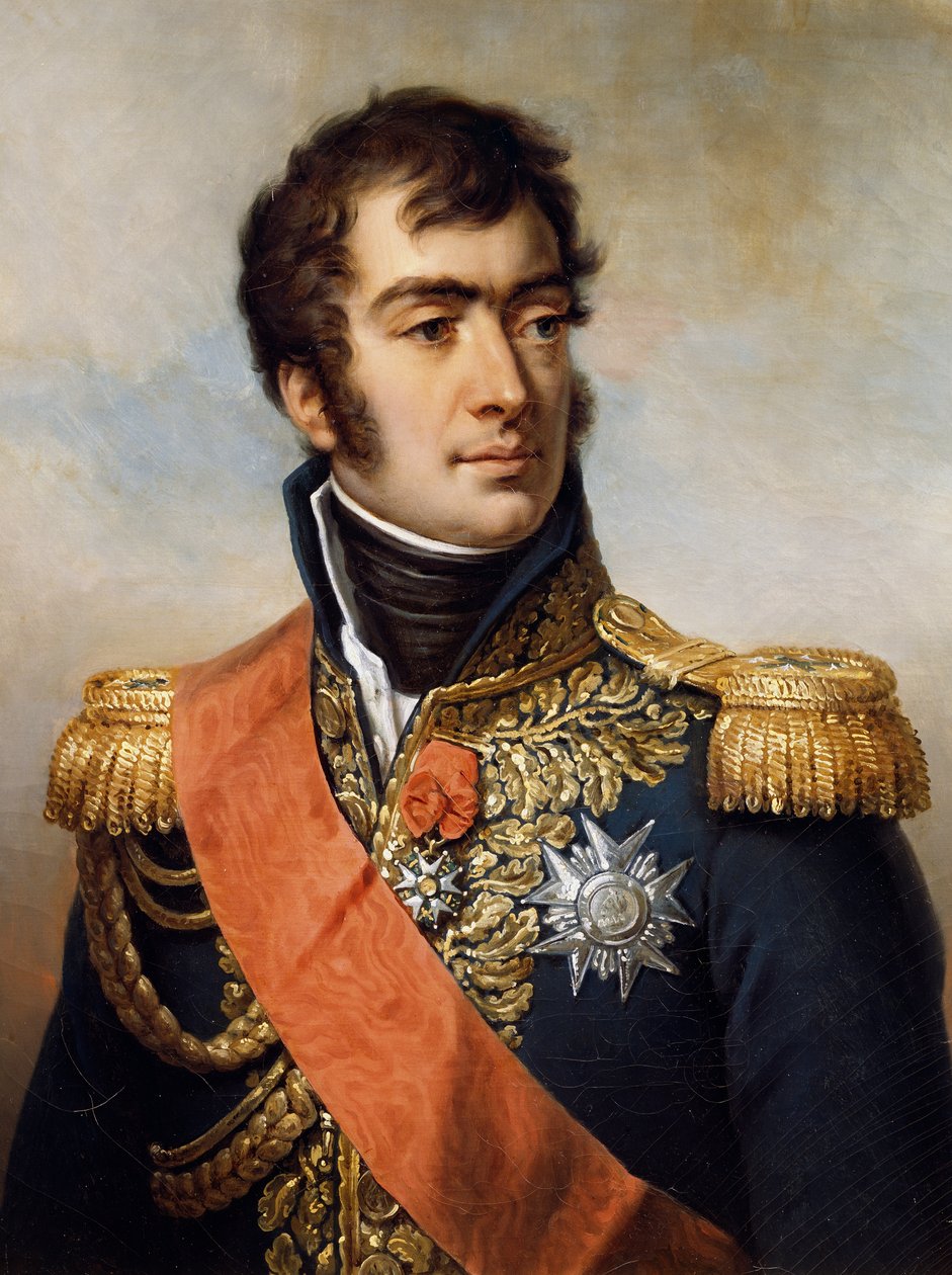 Porträt von Auguste Frederic Louis Viesse de Marmont von Paulin Jean Baptiste Guerin