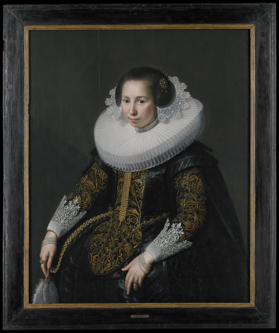 Porträt von Catharina van Voorst von Paulus Moreelse