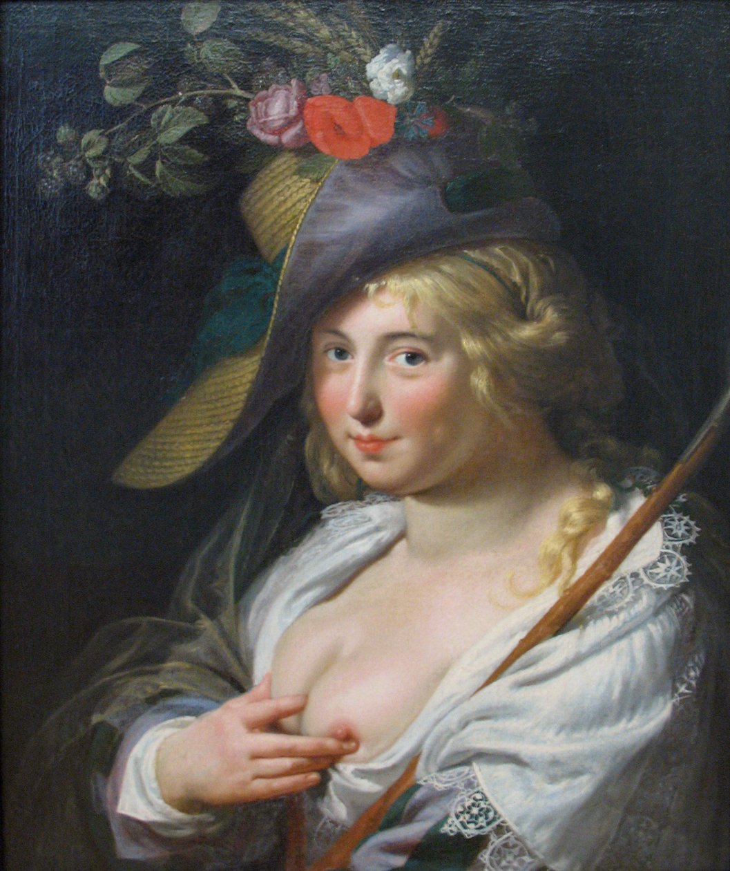 Die blonde Schäferin von Paulus Moreelse