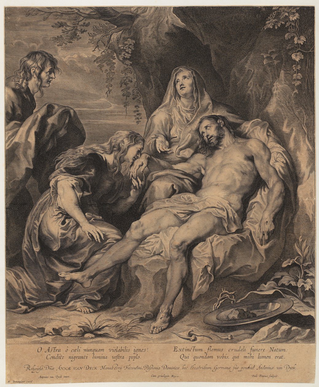 Beweinung Christi von Paulus Pontius