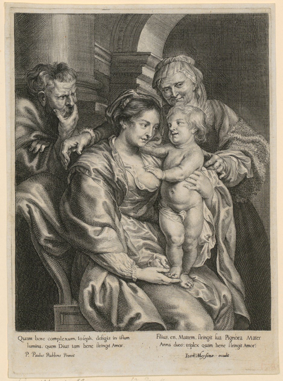 Heilige Familie mit Anna von Paulus Pontius