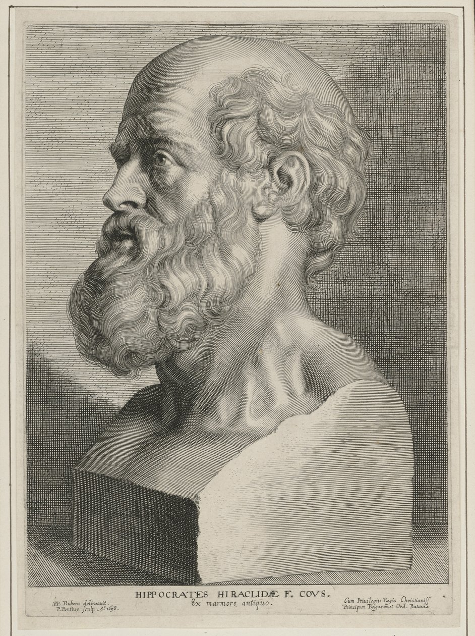 Hippokrates von Paulus Pontius