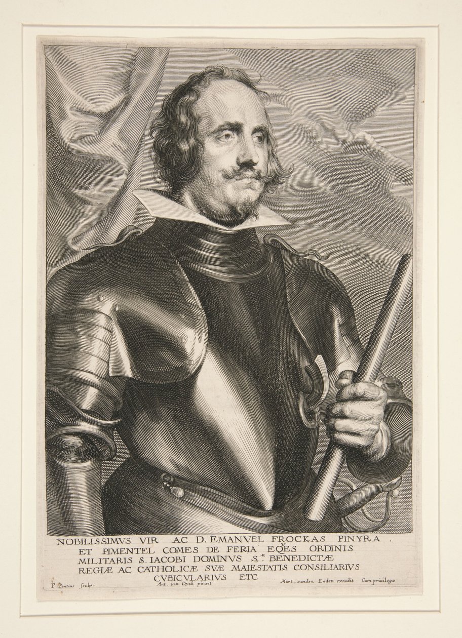 Manuel Frockas Perera y Pimentel, Graf von Feria (1576-1646) von Paulus Pontius